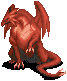 A fire dragon in Mystery of the Emblem.