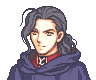 An approximation of Ephidel's unhooded portrait from The Blazing Blade as it appears on GBA hardware.