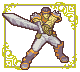 The generic Hero portrait in the Game Boy Advance games.