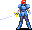 Battle sprite of the male unpromoted Knight from Mystery of the Emblem.