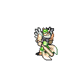 Binks performing a critical hit with an axe as a Warrior in The Sacred Stones.
