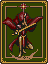 The generic Mage Fighter portrait in Genealogy of the Holy War.