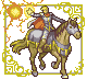 The generic Mage Knight portrait in The Sacred Stones.