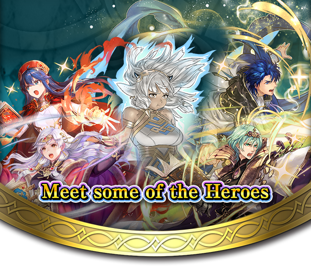 Triff einige der Helden FE Heroes