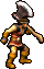 Real generic enemy palette'd fighters like Hyman have a much darker brown hair color as can be seen here.