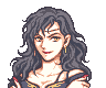 An approximation of Sonia's portrait from The Blazing Blade as it appears on GBA hardware.