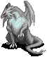 Tiki's battle sprite as a Divine Dragon in Mystery of the Emblem Part 1.