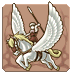 The generic Pegasus Knight portrait in New Mystery of the Emblem.