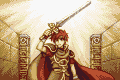 CG image of Roy in The Binding Blade.