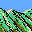 Icon for mountain terrain from Shadow Dragon & the Blade of Light.