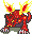 Map sprite of the Fire Dragon from Fire Emblem: The Blazing Blade.