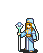 Natasha attacking with light magic as a Bishop in The Sacred Stones.