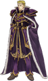Artwork of Zephiel as an adult from The Binding Blade.