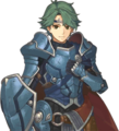 Portrait of Alm from Echoes: Shadows of Valentia.