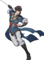 Artwork of Lon'qu: Solitary Blade from Heroes.