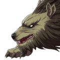 The generic Giant Wolf portrait in Warriors: Three Hopes.