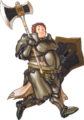Artwork of Brom from Radiant Dawn.