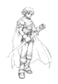 Concept artwork of Roy from The Binding Blade.