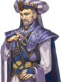 The generic Sage portrait with allied colors in Echoes: Shadows of Valentia.