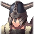One of the generic male Warrior portraits in Three Houses.