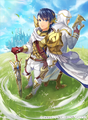 Artwork of Alfonse and the Summoner from Cipher.