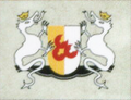 The coat of arms of Velthomer from the Fire Emblem Trading Card Game.