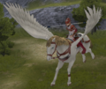 An enemy Pegasus Knight in Radiant Dawn.