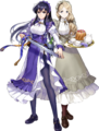 Artwork of Ayra: Together in Tea, a Duo Hero Mercedes is a part of.