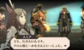 Sumia talking to Chrom's group.