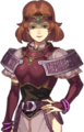 The generic female Mage portrait in Echoes: Shadows of Valentia.