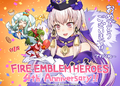 Artwork of Lysithea and several other characters for Heroes's fourth anniversary, drawn by Amagaitaro.