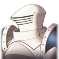 The generic female Armored Knight portrait in Three Houses.