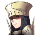 One of the generic female Bow Knight portraits in Three Houses.
