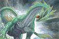 Ninian in her dragon form.