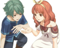Alm and Celica's brands of Duma and Mila in Echoes: Shadows of Valentia.