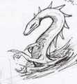 Neptune, a scrapped Sea Dragon boss intended to appear in Shadow Dragon & the Blade of Light.