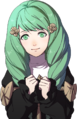 Artwork of Flayn from Three Houses.