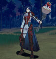 Alcryst wielding a Treat in Engage.