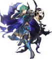Artwork of Alm with the Luna Arc in Heroes.