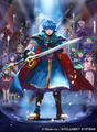 Artwork of Marth with other characters from Cipher.
