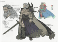 Concept art of Nemesis from Three Houses.