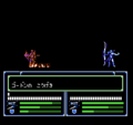 The battle display in Shadow Dragon & the Blade of Light.