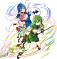 Artwork of Palla: Sister Trio from Heroes.