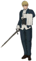Screenshot of Individual chamberlain from the battalion in Three Houses.