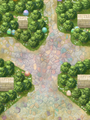The map of Fire 3: Statuary.