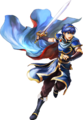 Artwork of Marth: Altean Prince from Heroes.