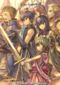 Artwork of Marth with other characters from Cipher.