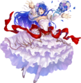 Artwork of Caeda, in her Bridal Blessings outfit, from Heroes.