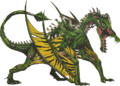 Artwork of a Necrodragon from Echoes: Shadows of Valentia.