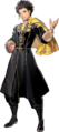 Artwork of Claude from Three Houses.